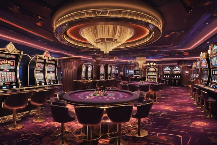Responsible gaming note for adults using casino style content